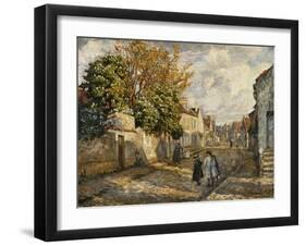 Street Scene, Lagny; Scene De Rue, Lagny-Henri Lebasque-Framed Giclee Print