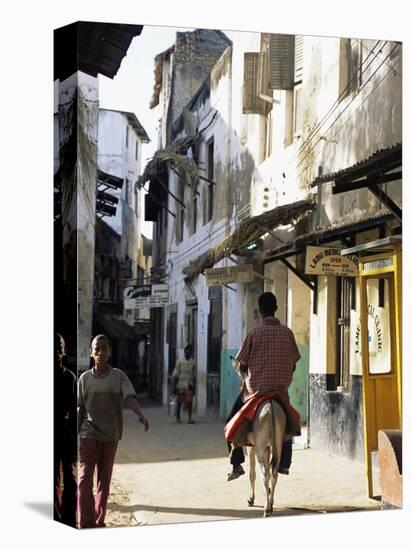 Street Scene, Lamu, Kenya, East Africa, Africa-Storm Stanley-Stretched Canvas