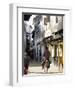 Street Scene, Lamu, Kenya, East Africa, Africa-Storm Stanley-Framed Premium Photographic Print