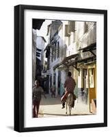 Street Scene, Lamu, Kenya, East Africa, Africa-Storm Stanley-Framed Photographic Print