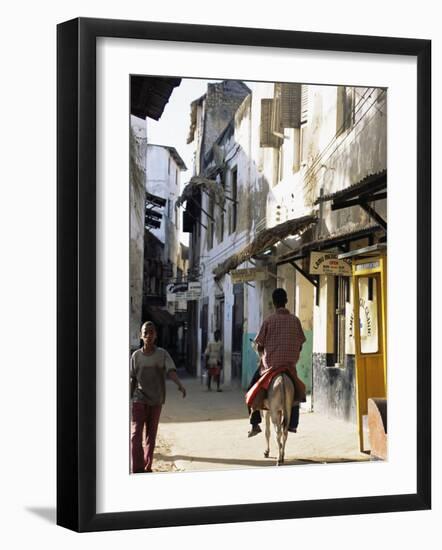 Street Scene, Lamu, Kenya, East Africa, Africa-Storm Stanley-Framed Photographic Print