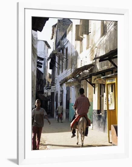 Street Scene, Lamu, Kenya, East Africa, Africa-Storm Stanley-Framed Photographic Print