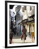 Street Scene, Lamu, Kenya, East Africa, Africa-Storm Stanley-Framed Photographic Print