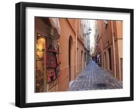 Street Scene, Le Rocher (The Rock), Monaco, Cote D'Azur, Mediterranean, Europe-Wendy Connett-Framed Photographic Print