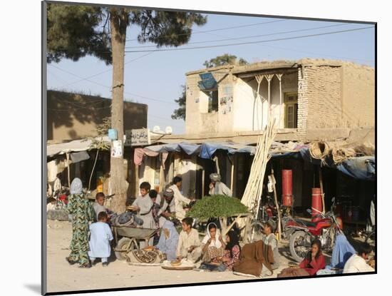 Street Scene, Maimana, Faryab Province, Afghanistan-Jane Sweeney-Mounted Photographic Print