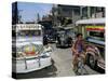 Street Scene, Manila, Island of Luzon, Philippines, Southeast Asia-Bruno Barbier-Stretched Canvas