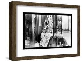 Street Scene, Marysville, Ohio-Ben Shahn-Framed Photo