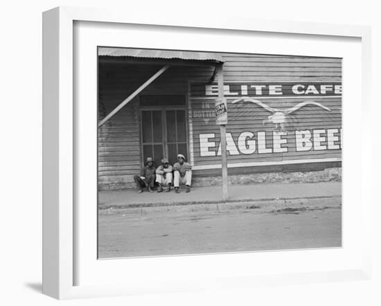 Street Scene, Natchez, Mississippi, c.1935-Ben Shahn-Framed Photo