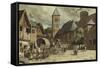 Street Scene, Netherlands, 10th Century-Willem II Steelink-Framed Stretched Canvas