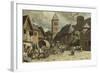 Street Scene, Netherlands, 10th Century-Willem II Steelink-Framed Giclee Print