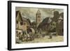 Street Scene, Netherlands, 10th Century-Willem II Steelink-Framed Giclee Print