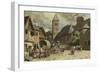 Street Scene, Netherlands, 10th Century-Willem II Steelink-Framed Giclee Print