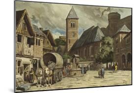 Street Scene, Netherlands, 10th Century-Willem II Steelink-Mounted Giclee Print