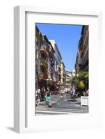 Street Scene, Nice, Alpes-Maritimes, Provence, Cote D'Azur, French Riviera, France, Europe-Amanda Hall-Framed Photographic Print