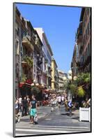 Street Scene, Nice, Alpes-Maritimes, Provence, Cote D'Azur, French Riviera, France, Europe-Amanda Hall-Mounted Photographic Print