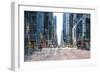 Street Scene NYC-David Manlove-Framed Giclee Print
