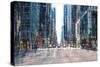 Street Scene NYC-David Manlove-Stretched Canvas