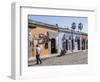 Street scene of colorful buildings, Oaxaca, Mexico, North America-Melissa Kuhnell-Framed Photographic Print