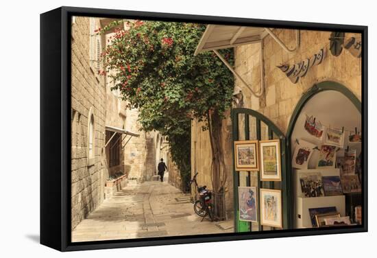 Street Scene, Old City, Jerusalem, UNESCO World Heritage Site, Israel, Middle East-Eleanor Scriven-Framed Stretched Canvas
