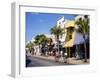 Street Scene on Duval Street, Key West, Florida, USA-John Miller-Framed Premium Photographic Print