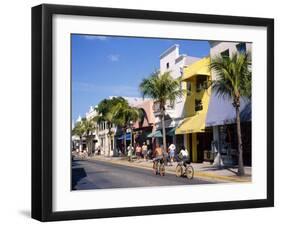 Street Scene on Duval Street, Key West, Florida, USA-John Miller-Framed Photographic Print