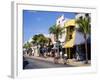 Street Scene on Duval Street, Key West, Florida, USA-John Miller-Framed Photographic Print