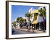 Street Scene on Duval Street, Key West, Florida, USA-John Miller-Framed Photographic Print