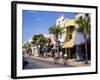 Street Scene on Duval Street, Key West, Florida, USA-John Miller-Framed Photographic Print