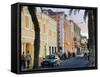 Street Scene on Sea Front in Mindelo, Capital of Sao Vicente Island, Cape Verde Islands-Bruno Barbier-Framed Stretched Canvas