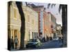 Street Scene on Sea Front in Mindelo, Capital of Sao Vicente Island, Cape Verde Islands-Bruno Barbier-Stretched Canvas