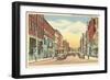 Street Scene on Water Street, Elmira, New York-null-Framed Art Print