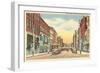 Street Scene on Water Street, Elmira, New York-null-Framed Art Print