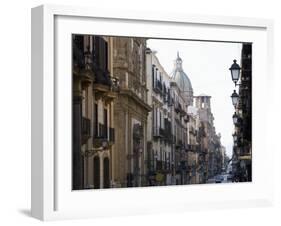 Street Scene, Palermo, Sicily, Italy, Europe-Martin Child-Framed Photographic Print