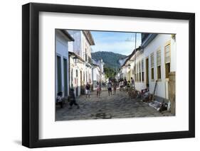 Street Scene, Paraty, Rio De Janeiro State, Brazil, South America-Gabrielle and Michael Therin-Weise-Framed Photographic Print