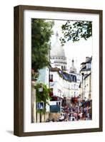 Street Scene Paris Montmartre-Philippe Hugonnard-Framed Giclee Print