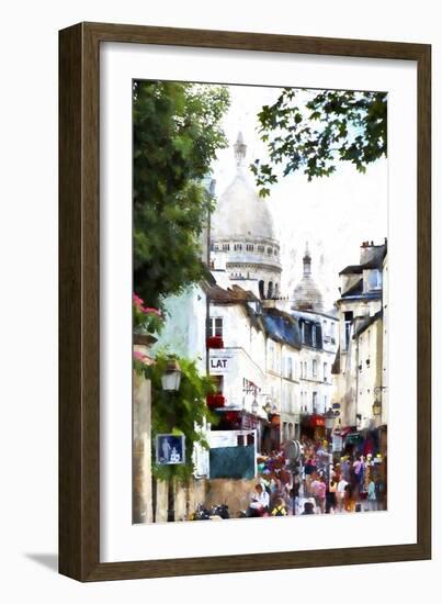 Street Scene Paris Montmartre-Philippe Hugonnard-Framed Giclee Print