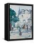 Street Scene, Paris-Samuel John Peploe-Framed Stretched Canvas