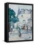 Street Scene, Paris-Samuel John Peploe-Framed Stretched Canvas