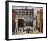 Street Scene, Pendlebury-Laurence Stephen Lowry-Framed Art Print