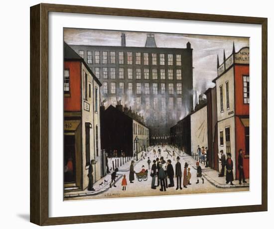 Street Scene (Pendlebury)-Laurence Stephen Lowry-Framed Giclee Print