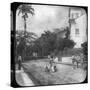 Street Scene, Pernambuco, Brazil, Late 19th or Early 20th Century-null-Stretched Canvas