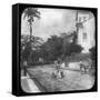 Street Scene, Pernambuco, Brazil, Late 19th or Early 20th Century-null-Framed Stretched Canvas