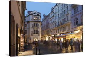 Street Scene, Prague, Czech Republic, Europe-Angelo Cavalli-Stretched Canvas