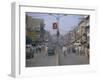 Street Scene, Rajah Bazaar, Rawalpindi, Punjab, Pakistan-David Poole-Framed Photographic Print