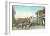 Street Scene, Redondo Beach-null-Framed Art Print