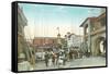 Street Scene, Redondo Beach-null-Framed Stretched Canvas