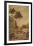 Street Scene, Rio de Janeiro, 1879-Bernhard Wiegandt-Framed Giclee Print