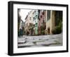 Street Scene, Riquewihr, Alsace, France, Europe-Yadid Levy-Framed Photographic Print