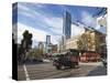 Street Scene, Robson Street, Downtown, Vancouver, British Columbia, Canada, North America-Martin Child-Stretched Canvas