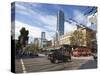 Street Scene, Robson Street, Downtown, Vancouver, British Columbia, Canada, North America-Martin Child-Stretched Canvas